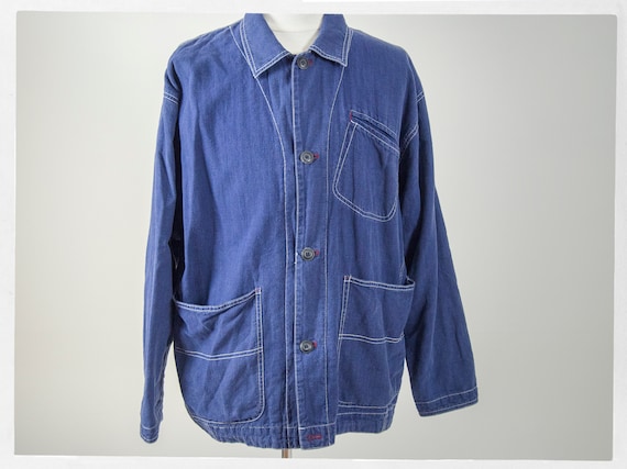 Indigo chore jacket hotsell