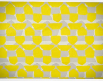 Tejido geométrico moderno, estilo posmoderno, tela NATE BERKUS, tela de estampado caicos, tela de tapicería moderna, tela de diseñador, Marimekko