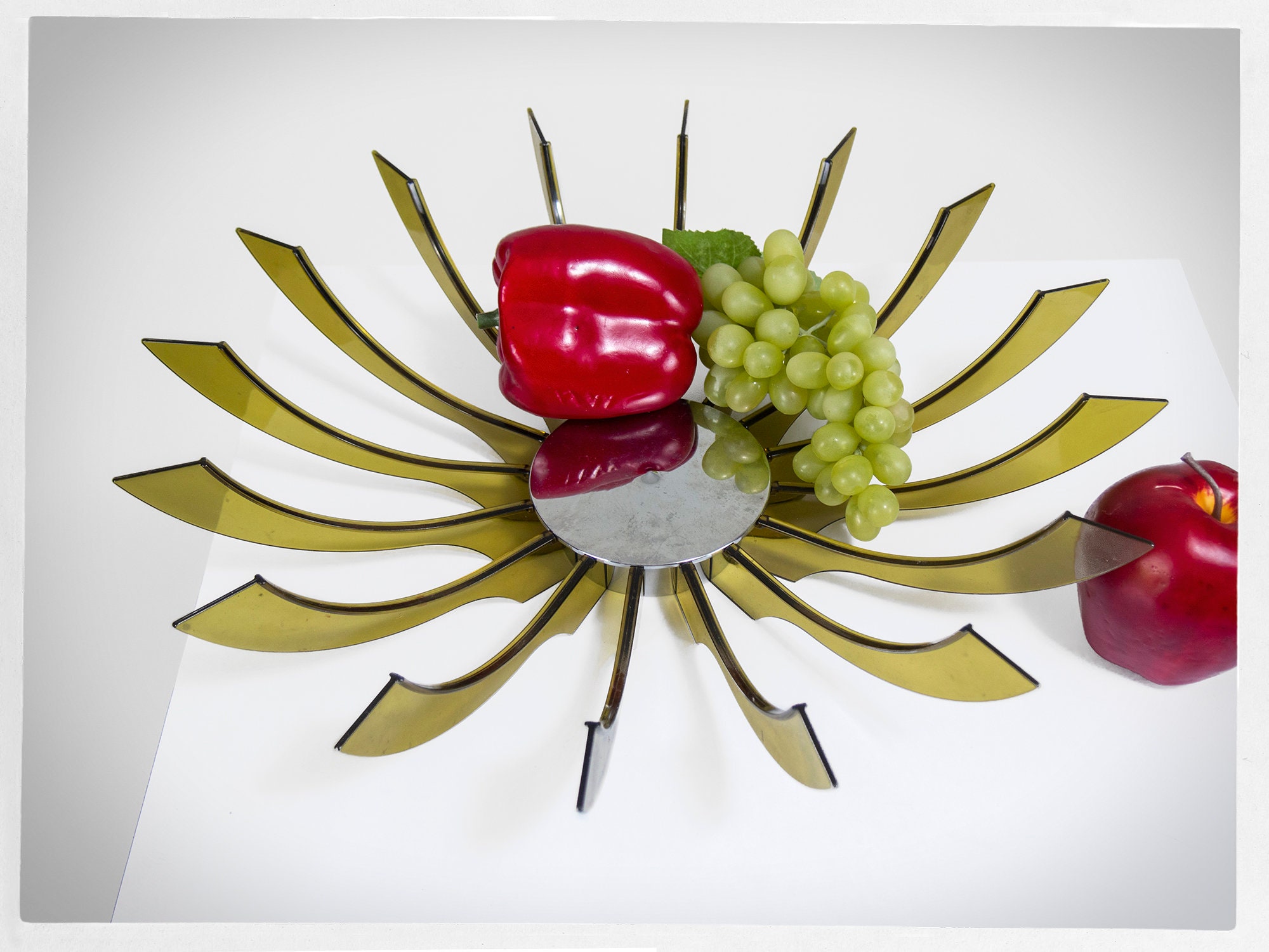 Retro 90s Fruit Bowl, Post Modern Bowl, JB AZIMUTH Bowl, GEWAHL