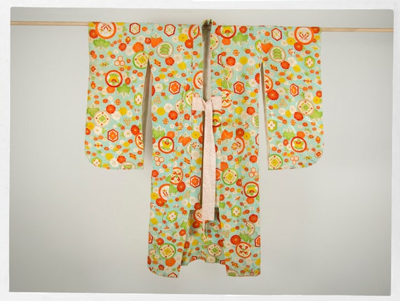 Vintage Kimono, Vintage Brocade Kimono, Art Deco