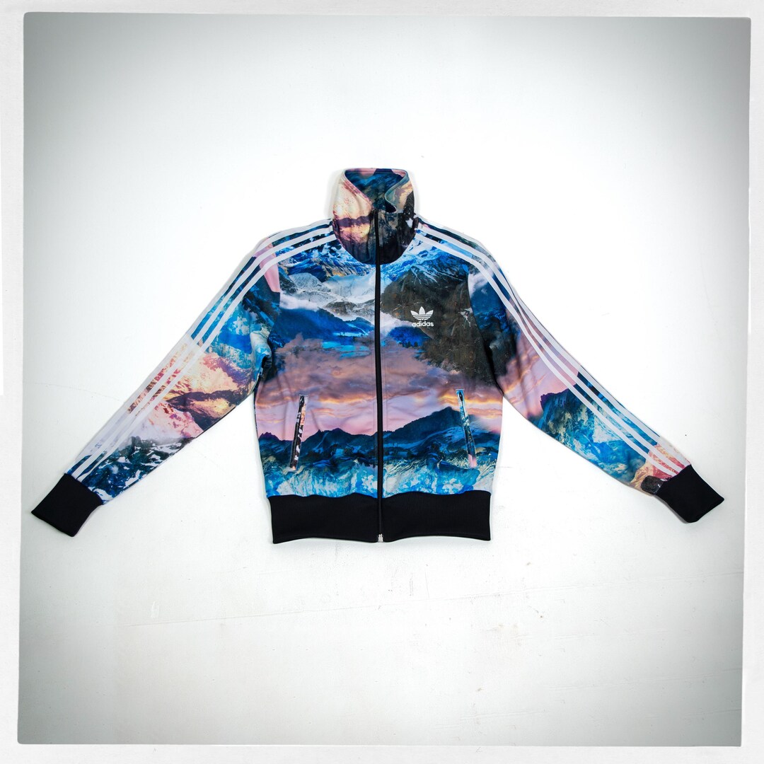 1980s 1990s ADIDAS VINTAGE TRACK JACKET MADE IN KOREA sz 6