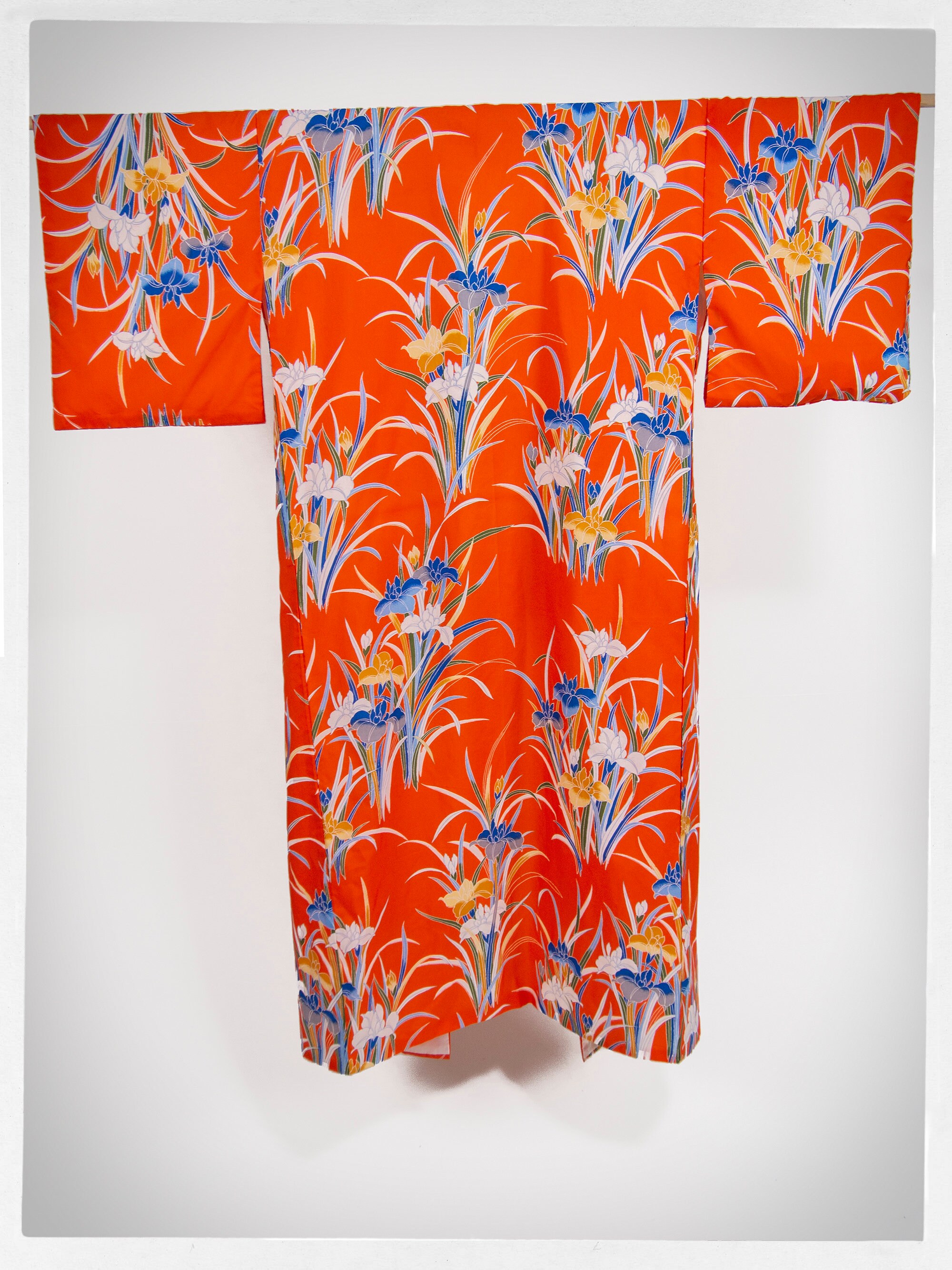 Vintage Kimono Retro Floral Kimono Floral Kimono Japanese Etsy