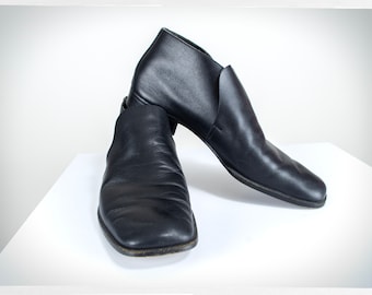 Vintage 70s Shoes, Vintage Ankle Shoes, Italian Men's Shoe, 70s Vintage Men's Loafers, 60s BEATNIK Shoes, Men's Vintage, 70s PASSPORT Shoes