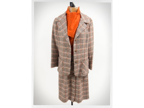 Vintage 60s Suit, 70s Dress /Jacket Set, Vintage … - image 1