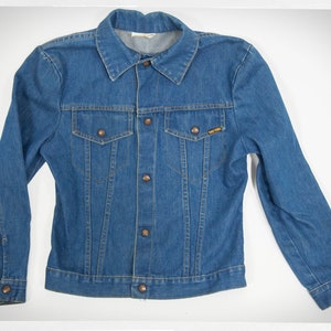 Vintage 80s Jean Jacket, 70s Denim Jacket, BAY RIDER Jean Jacket, Vintage Fashion, Vintage Denim, Hippy Fashion, Rockabilly Fashion, Cowboy