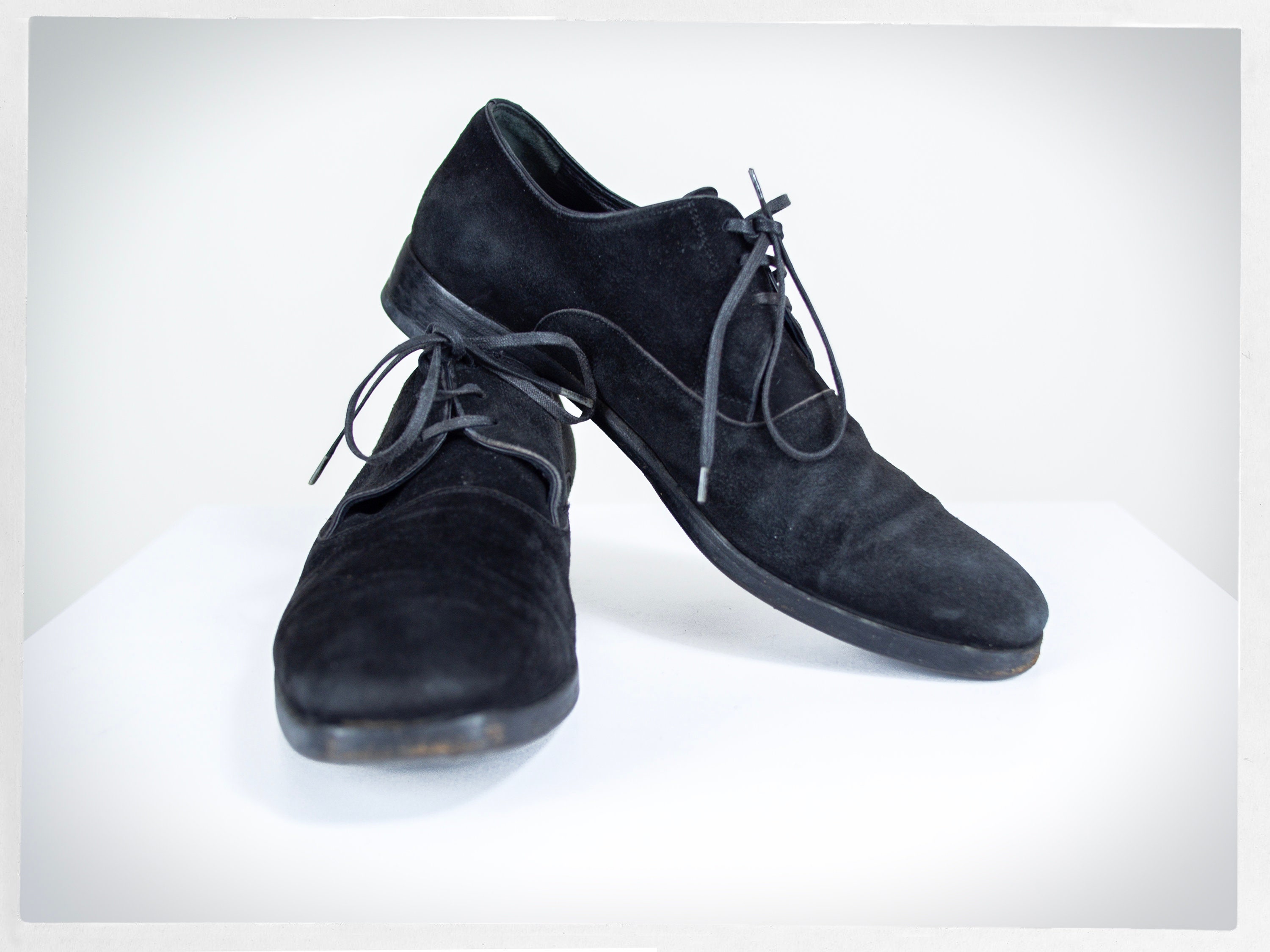 幸せなふたりに贈る結婚祝い Vintage 90s Gentlemen Shoes, GABBANA and DOLCE Shoes, Suede 靴