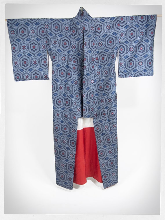 Retro Gentlemen's Kimono, Japanese Lingerie, YUKA… - image 2