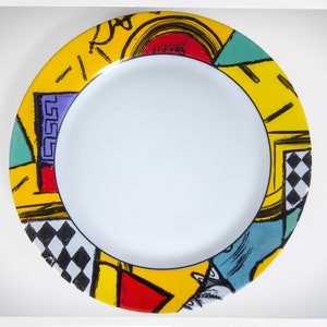 90s Postmodern Dinnerware, Michael Graves Style, Memphis Era Dinnerware, Postmodern Decor, Mid Century Decor, Postmodern Tableware, New Wave
