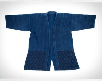 Indigo Cotton Kendo Jacket — Kapital Style Japanese Workwear, S-M