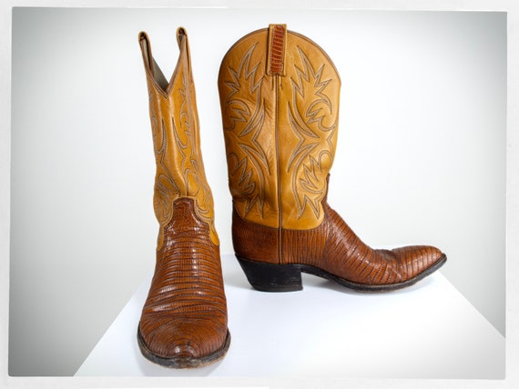 Retro Cowboy Boots, DAN POST Western Boots, Vintage Western  display picture 3
