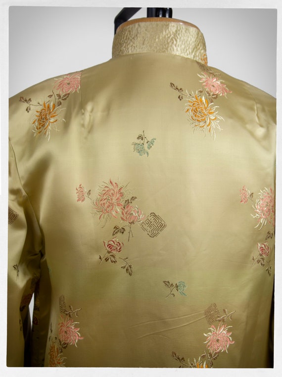 Retro 70s Robe, Vintage Satin Robe, Asian Dressin… - image 7