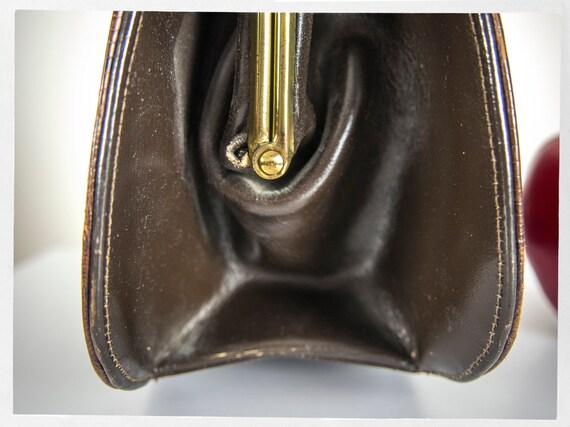 Vintage 50s Purse, 60s Vintage Handbag, 50s Kiss … - image 7