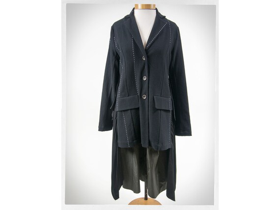 Vintage 90s Jacket, 90s Deconstructed Coat, Japan