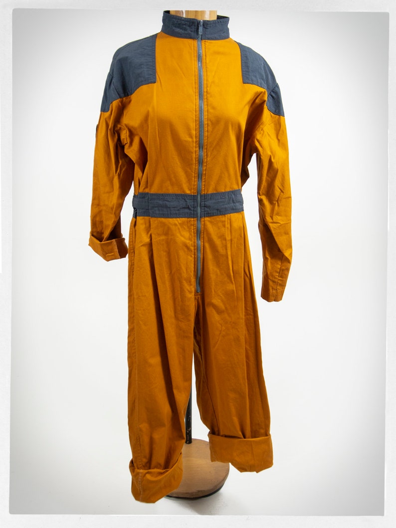 Retro Workwear Fashion Vintage 80s Coveralls Retro Coverall Boho Fashion Vintage Utility Fashion Vintage Fashion Workwear Coveralls