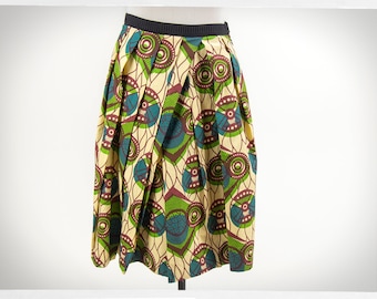 Retro MARNI Skirt, Designer Skirt, African Print Skirt, MARNI Skirt, MARNI for H M Skirt, Street Style Skirt, Boho Fashion, Luxury Fashion