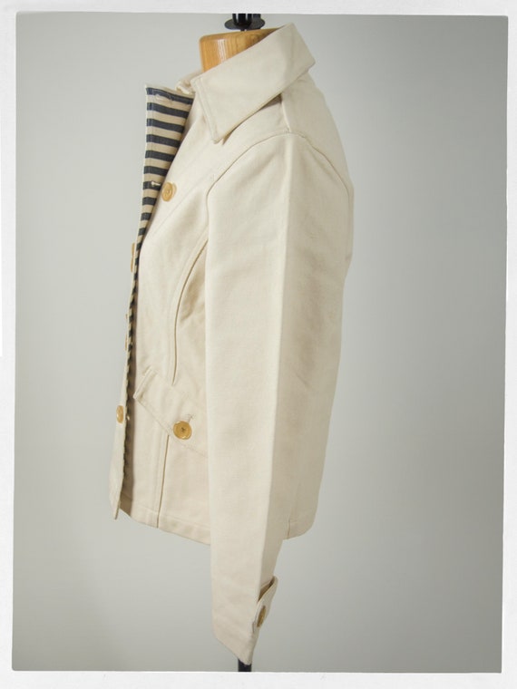 Retro Chore Jacket , Sailor Blazer, French Chore … - image 5