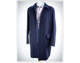 ジャケット・アウター vintage KENZO HOMME wool coat ew Vintage KENZO Homme Wool Cashmere Polyamide Overcoat Size 54