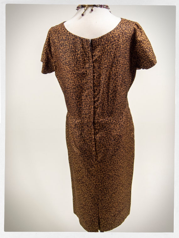 Vintage 50s Dress, Elegant Fitted Dress, Mad Men … - image 5