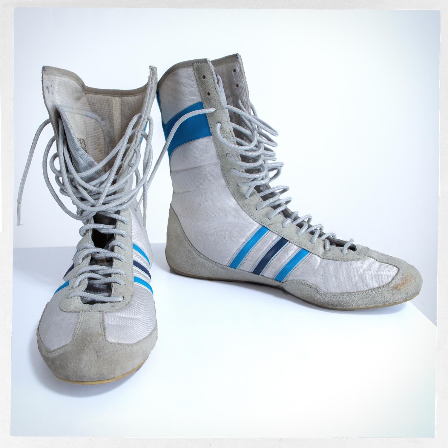 adidas gazelle silver green womens Adidas 2000s Vintage Boxing Wrestling Boots  darina`s garms