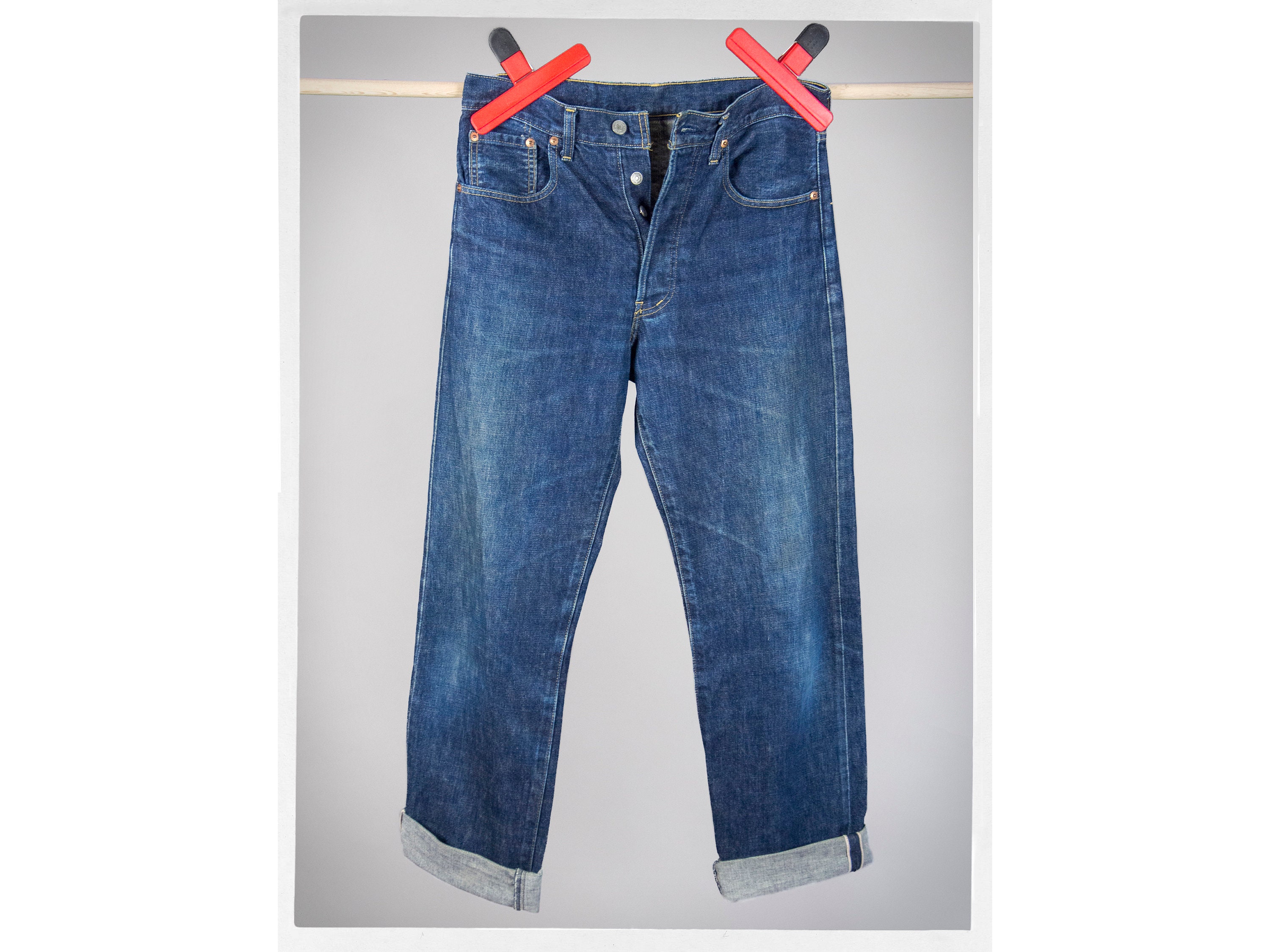 Retro 80s Levi's Jeans, 503 Bxx Denim Jeans, Big E Indigo Jeans