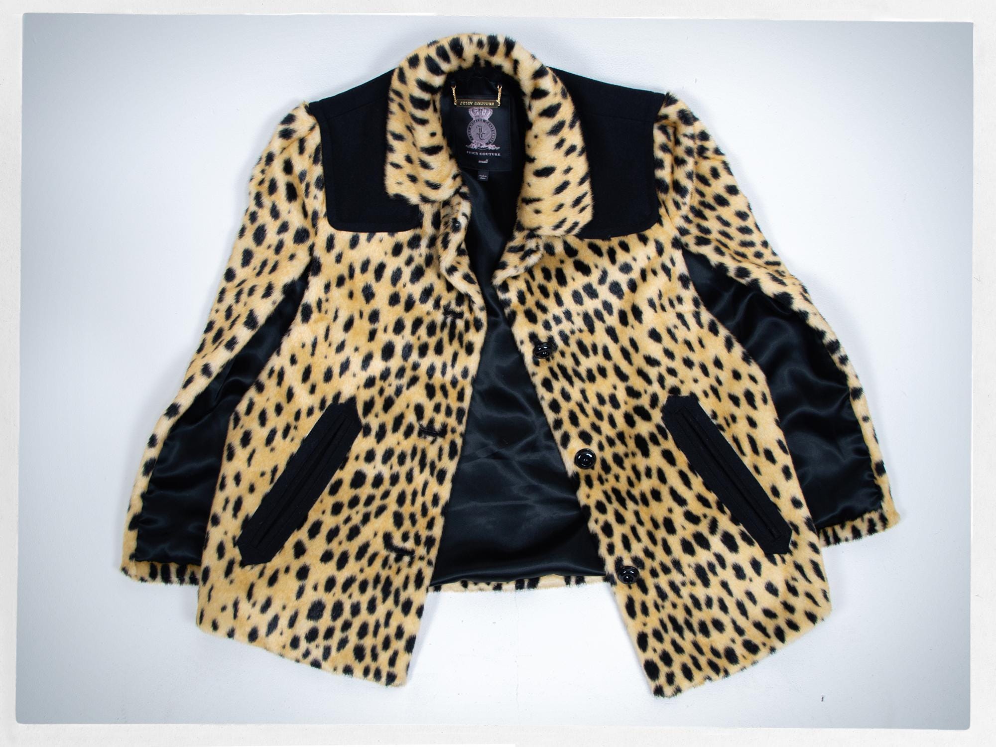 90s Leopard Print Cape, 90s Glam Fashion, JUICY COUTURE, Y2K