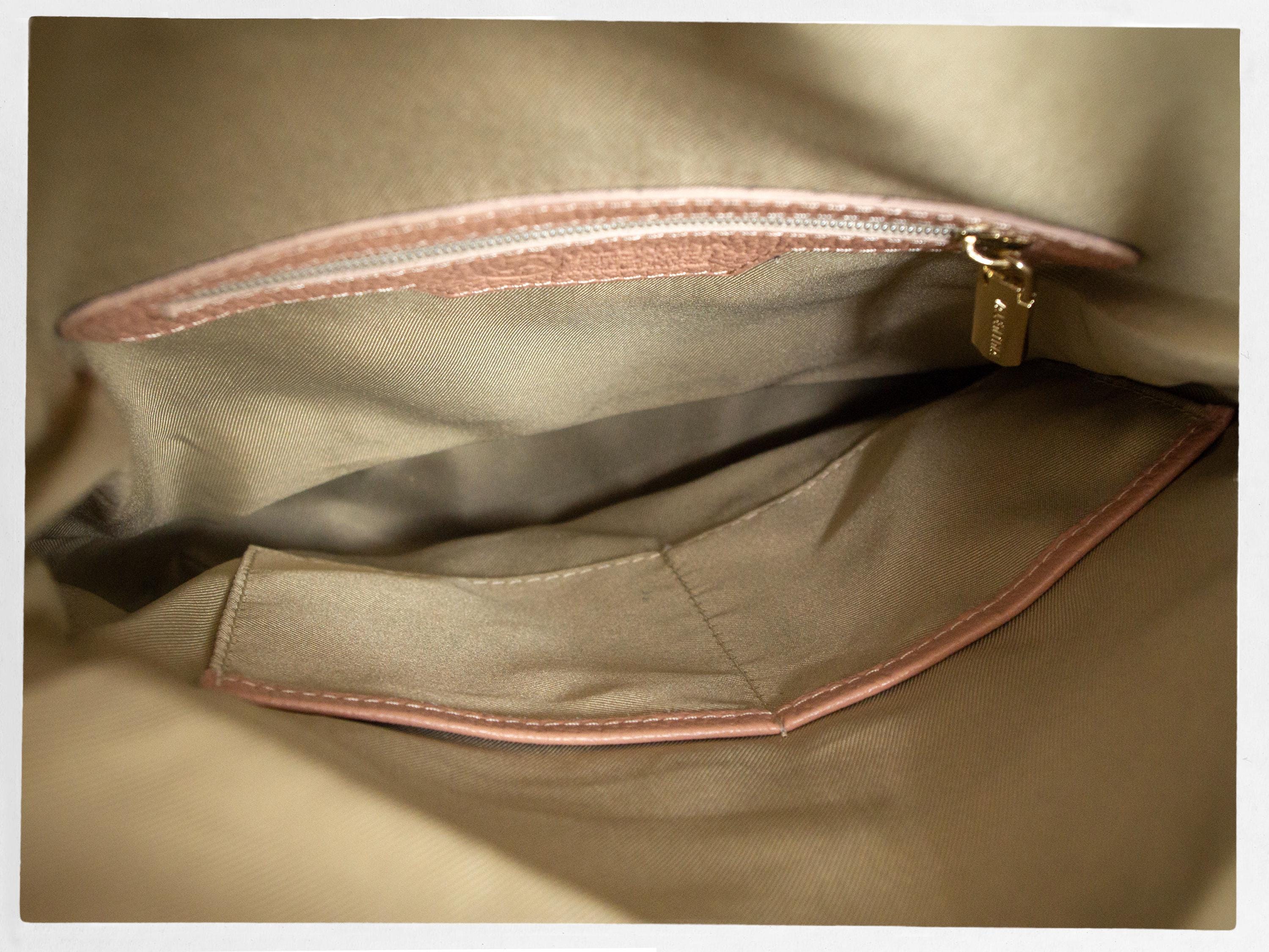 VALENTINA Pink Backpack, Pink Leather Purse, Pink Leather  display picture 2