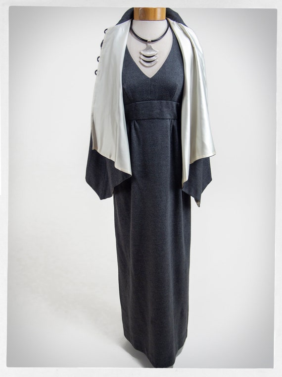 Vintage 70s Dress, 70s Bespoke Evening Dress, SOP… - image 6