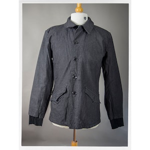 Retro 40s Style Jacket, &quot;WINGS + HORNS&quot; Men&#39;s Jacket, French Workwear Jacket, Japanese Designer Jacket, Retro Style Chore Jacket