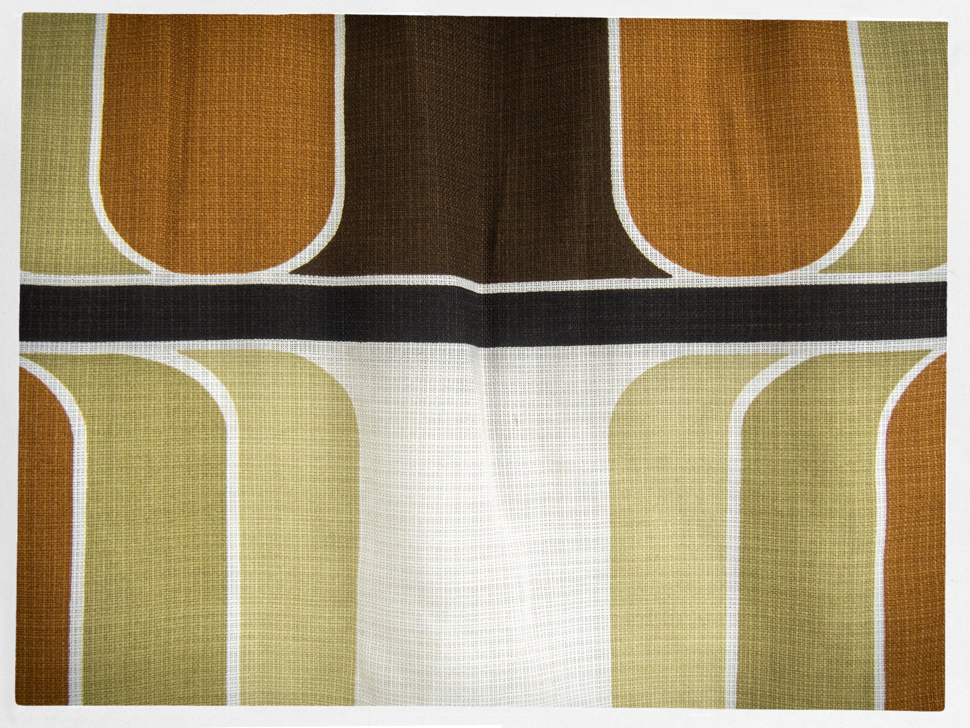 Retro 60s Curtains, 70s OP ART Curtains, 60s Danish Modern Drapes, Mid ...