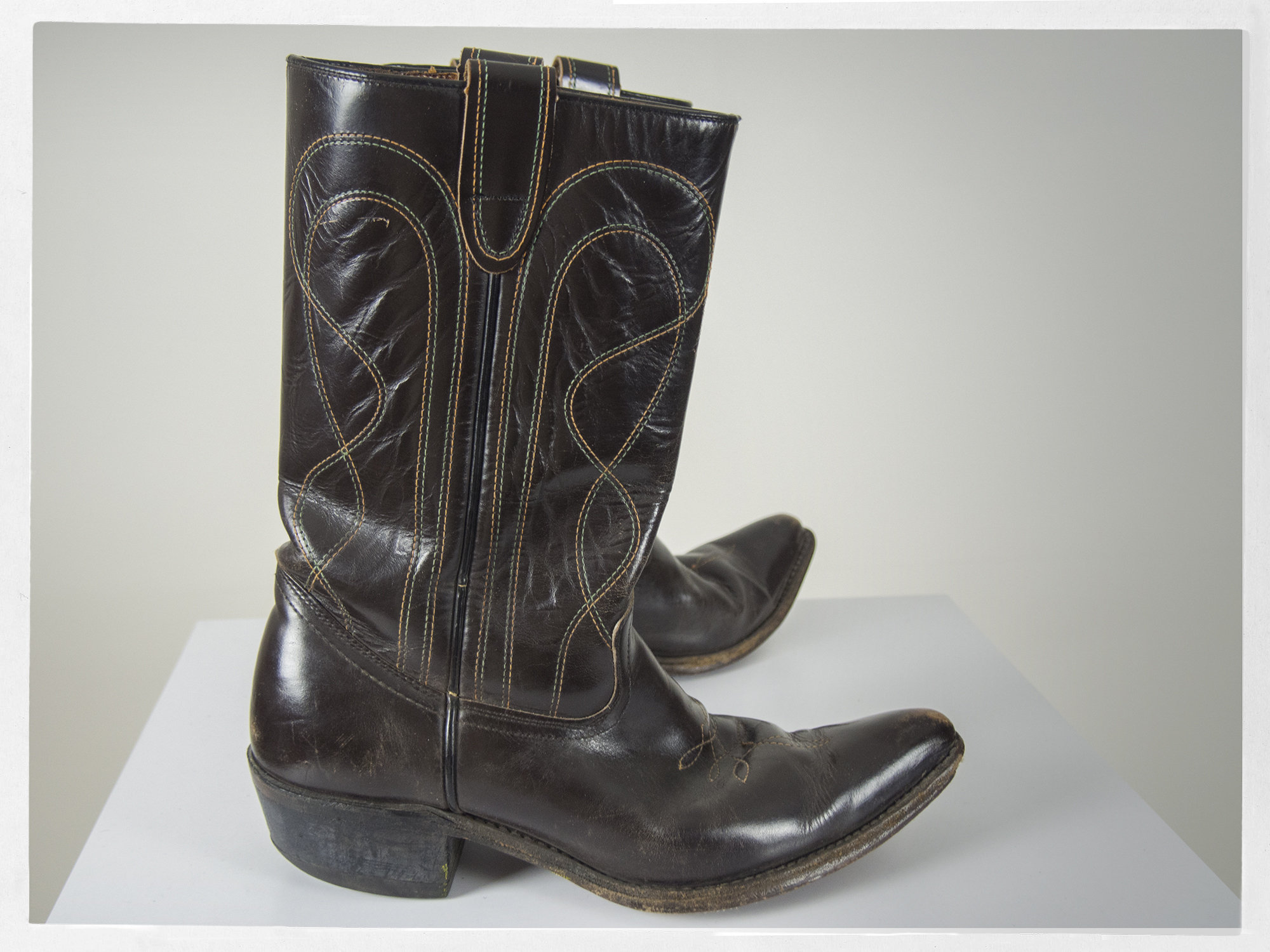 Original 70s Hippie Vintage Lambskin Boots