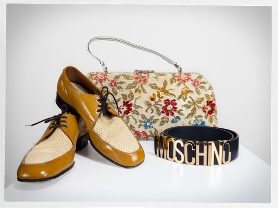 Vintage jaren 60 schoenen jaren 60 tweekleurige schoenen vintage mode vintage schoenen Tom Boy mode mod mode jaren 60 DACK s schoenen rockabilly mode Etsy Belgie