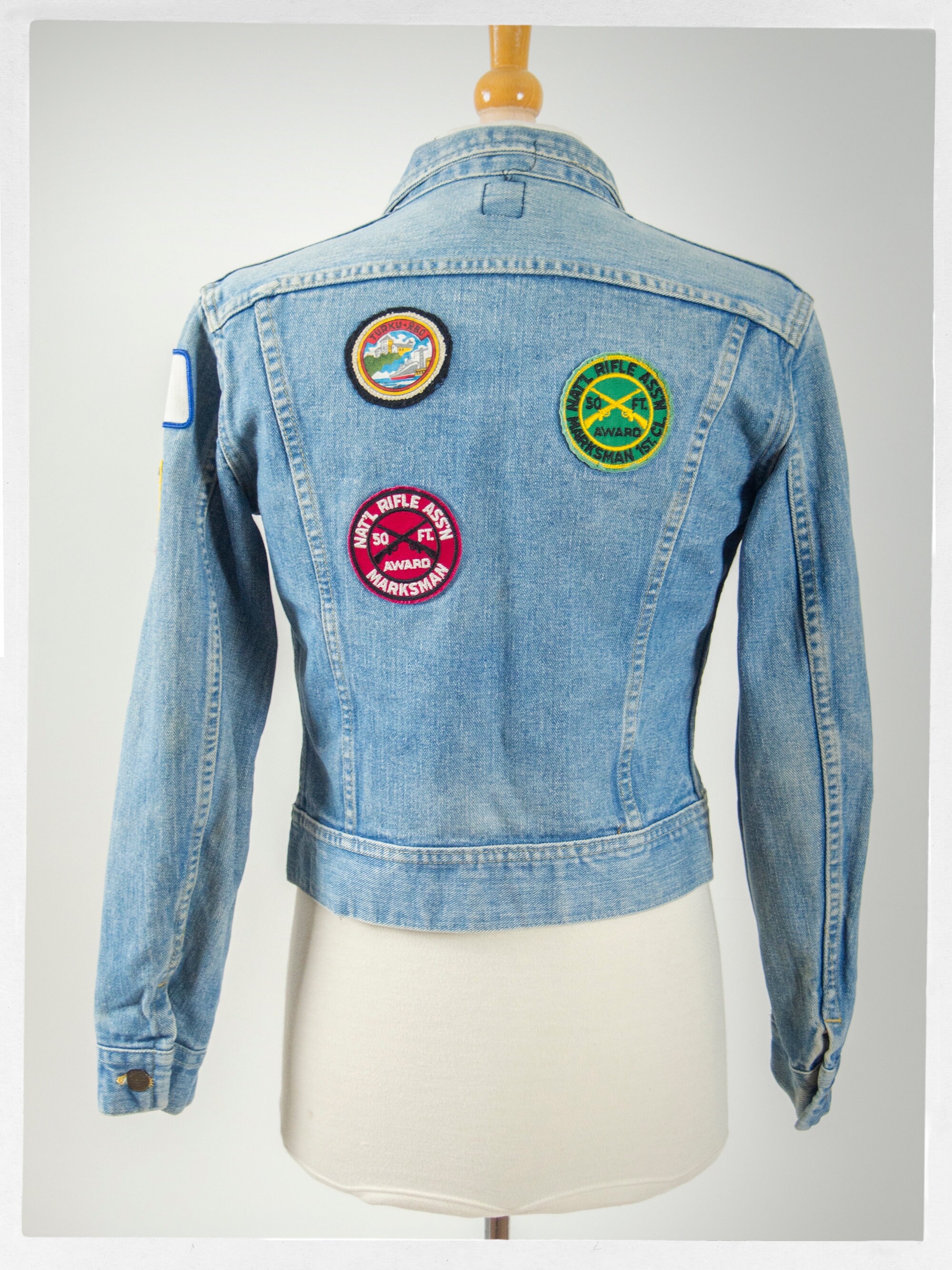 80’s vintage USA製 Lee denim jacket 220J Lee - 220-J Denim Jacket with U.S. Air. Force Patches