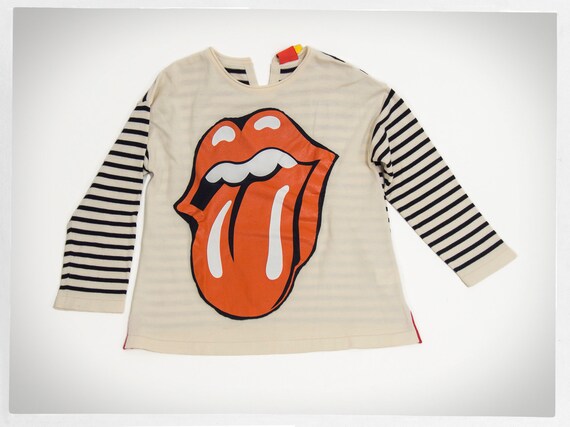 Retro Style Jumper, ROLLING STONES Jumper, Reworke