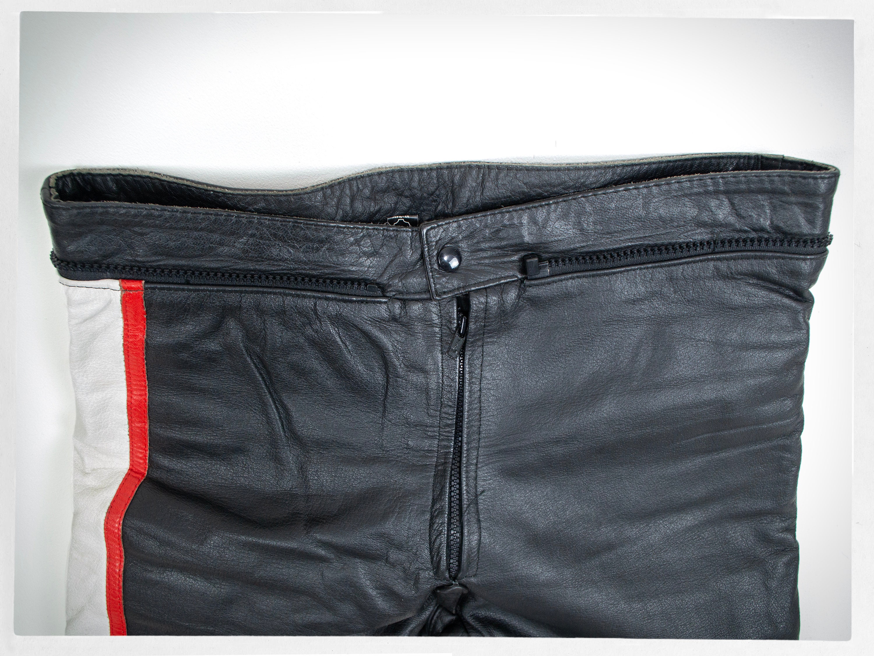 Vintage 80s Leather Pants, 80s Motorcycle Pants, Retro 90s Cafe