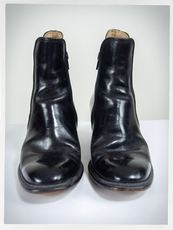 Retro 70s Boots, 80s Western Boots, Mens Ankle Bo… - image 2