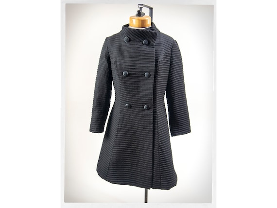 Retro 60s Coat, 70s Statement Coat, Vintage Coat, British MOD Coat, Vintage Fashion, Boho Fashion, 70s Mod Coat, Jackie O Style, Rockabilly