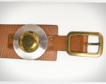 Vintage 90s Belt, 90s DIANE VON FURSTENBERG Belt, Wide  display picture 1