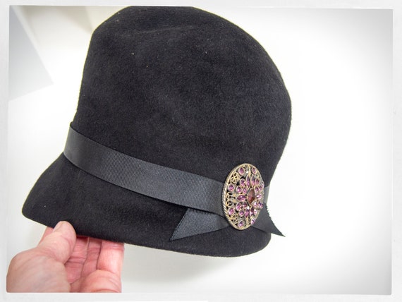 60s Hat Collection, 50s Black Hats, 40s Hats, Pin… - image 4