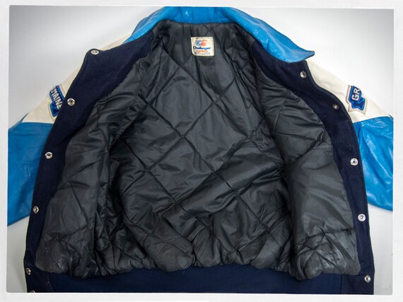 Retro 80s Letterman Jacket , Retro Varsity Jacket, Leather