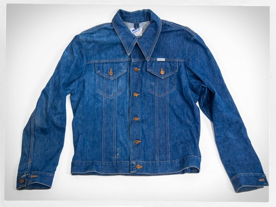 Vintage 70s Denim Jacket Vintage WRANGLER Jacket Wrangler - Etsy Norway