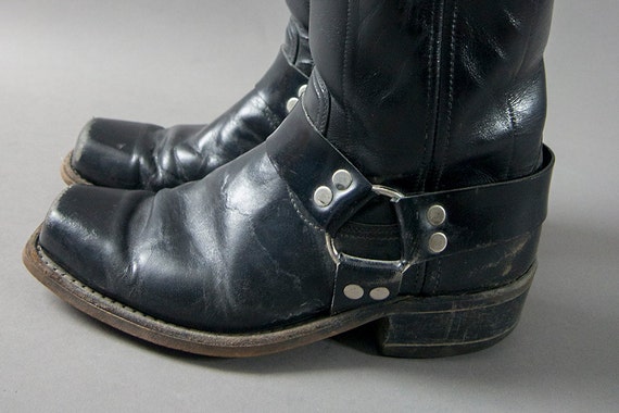 Retro 70s Cowboy Boots, Retro 70s Rockabilly Snoot