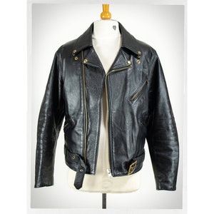 Vintage Leather Jacket Dawn of Tomorrow 90s Hand Painted the