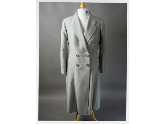 Vintage 50s Coat, 50s Wool Coat, 50s Double Breast