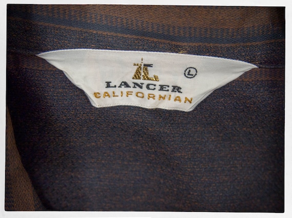 Retro 50s Shirt, 60s Gentlemen Shirt, 60s LANCER … - image 3