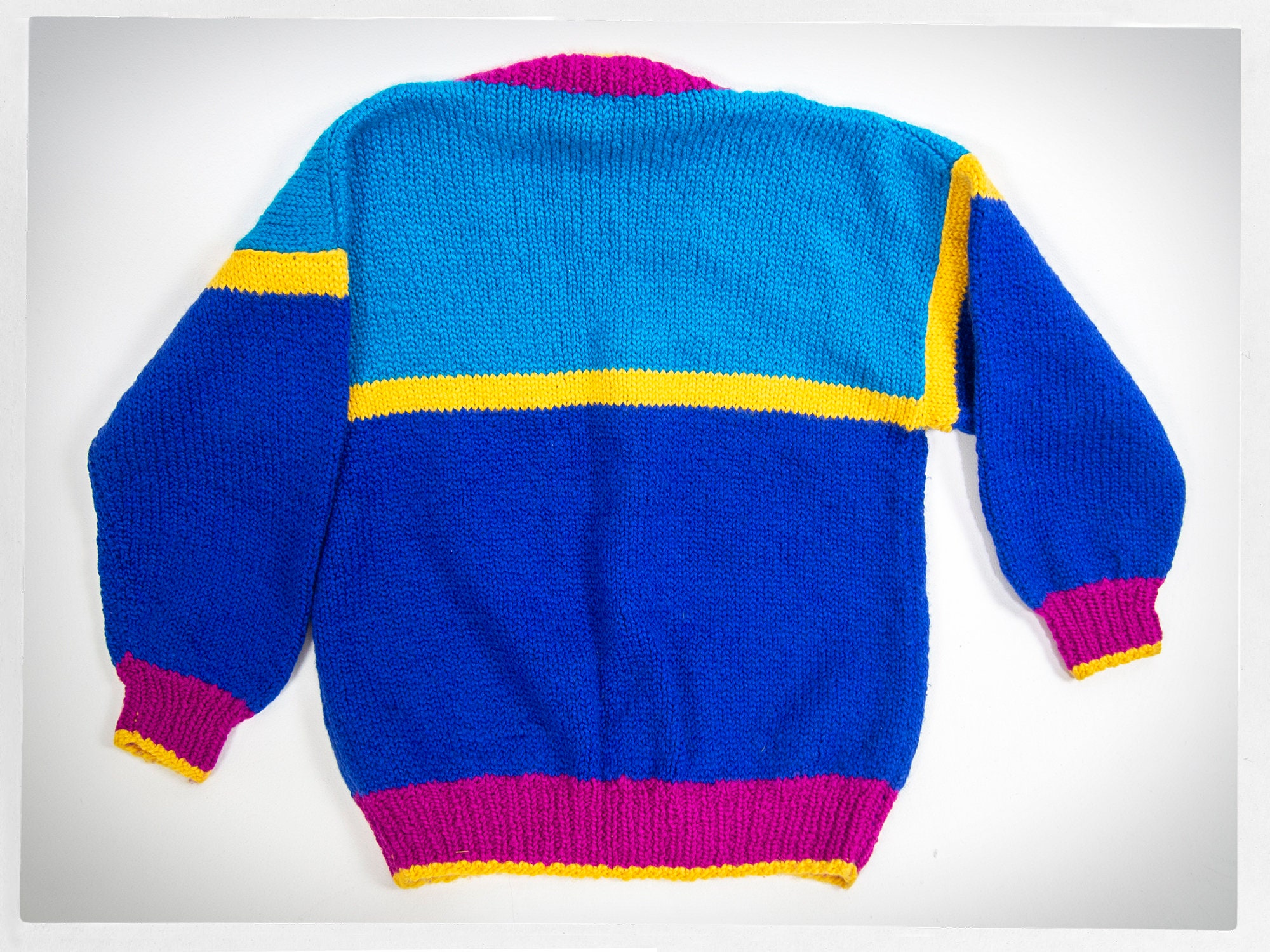 Retro 80s Sweater, 80s New Wave Cardigan, Hand Knit Sweater, Vintage Fashion, Knit Fashion, 80s Post Modern Cardigan, Boho Fashion, Street - Etsy Retro 80s Sweater, 80s New Wave Cardigan, Hand Knit Sweater, Vintage Fashion, Knit Fashion, 80s Post Modern Cardigan, Boho Fashion, Street - Etsy