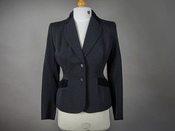 Vintage 40s Suit, Vintage 40s Fitted Suit, Retro 4