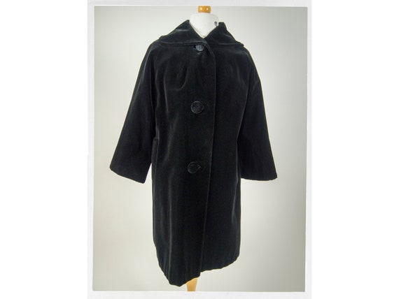 Vintage 60s Swing Coat, Retro 60s Swing Coat, 70s