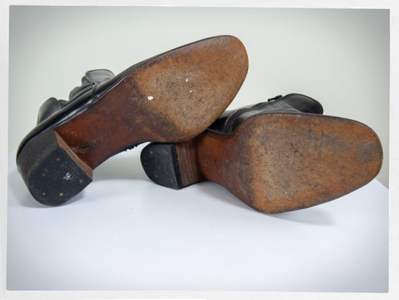 Retro 70s Boots, 80s Western Boots, Mens Ankle Bo… - image 6