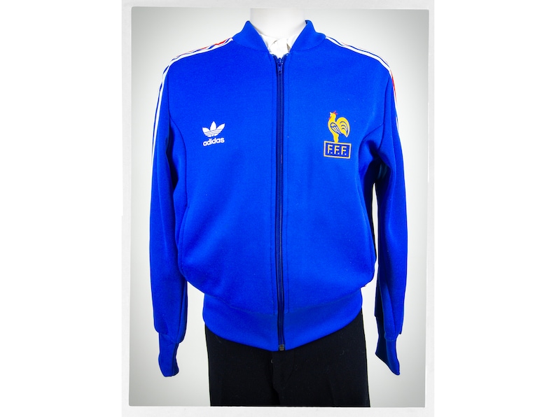 Retro Style Track Jacket, FIFA Track Jacket, Vintage Fashion, Ladies Vintage Track Jacket, Street Style, 90s Style LES BLEUS Track Jacket image 1