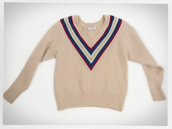 Wool Knit Sweater, SANDRO Jumper, Knit Wool Pullov